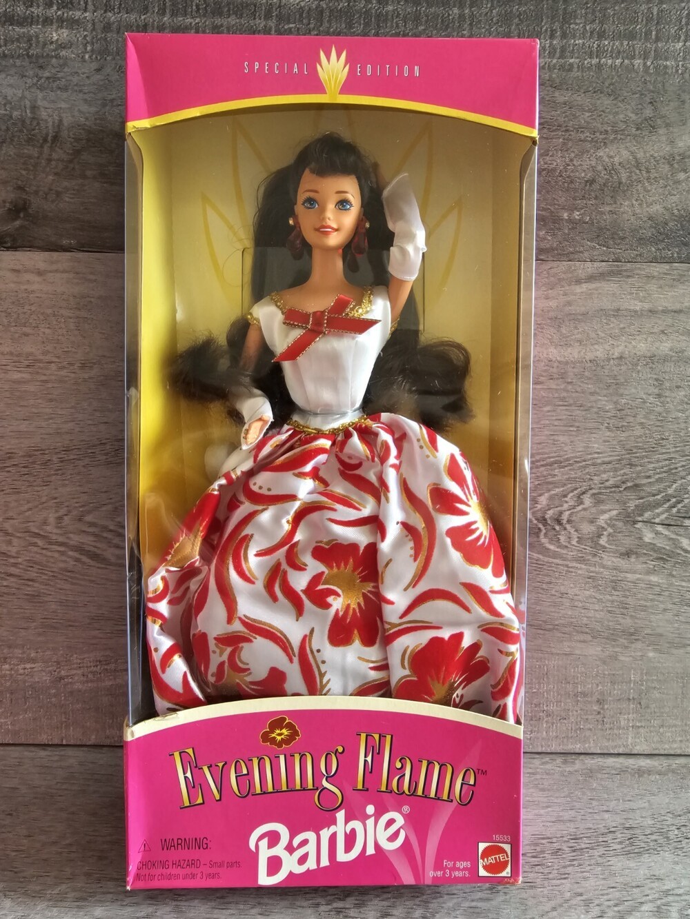 Vintage 1995 Evening Flame Barbie Special Edition New in Sealed Box Mattel 15533
